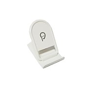 SUPORT birou SPACER pt. smartphone, pliabil, unghi ajustabil, alb  SPDH-FOLD-02-WH 