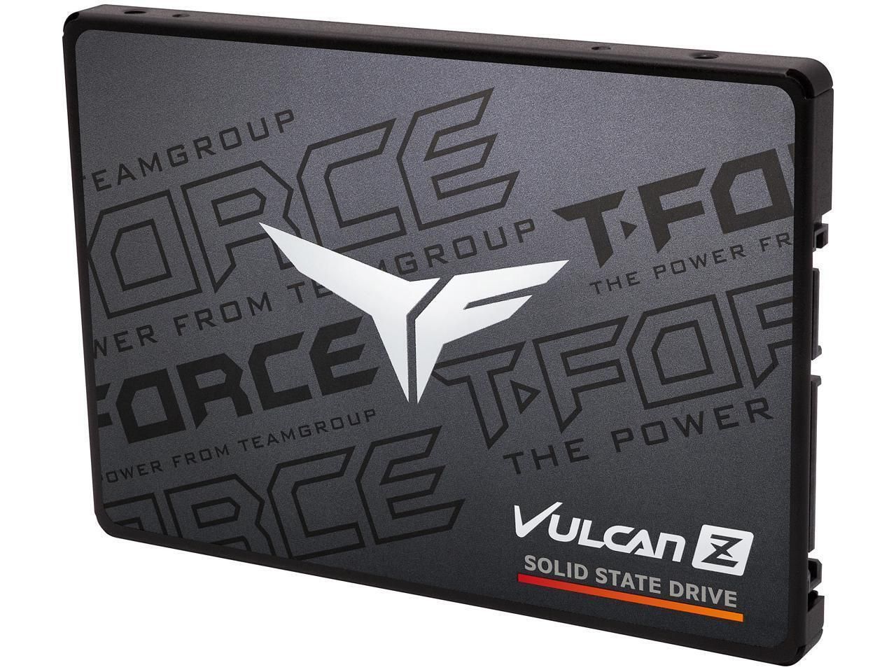 TEAMGROUP T-Force Vulcan Z 512GB SLC Cache 3D NAND TLC 2.5inch SATA III Internal SSD 530/470MB/s