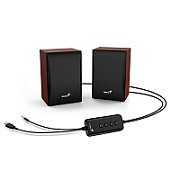 BOXE GENIUS 2.0, bluetooth, RMS:  3W (2 x 1.5W), USB power, wood,  SP-HF380BT   31730034402  (include TV 0.8lei)