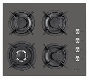 PLITA INCORPORABILA FRAM FBH-V4IWF-GVG, GAZ, 4 ARZATOARE, ARZATOR WOK, CONTROL LATERAL, APRINDERE ELECTRICA INTEGRATA, SISTEM SIGURANTA GAZ, GRATAR FONTA, DUZE INCLUSE, 58x51 cm,  STICLA GRI VICTORIA