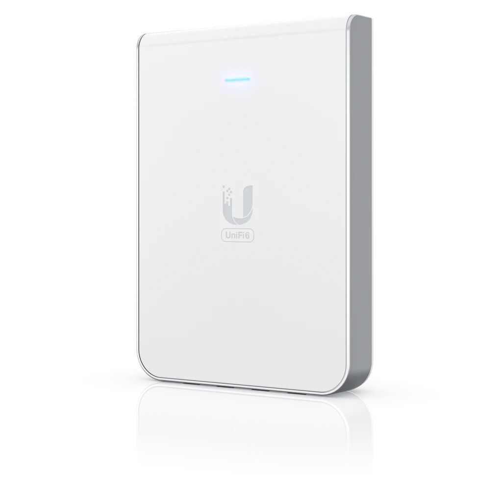 Jnc Ubiquiti Access-Point UniFi U6-IW In-Wall 802.11ax (ohne PoE-Adapter) Ohne/without PoE Adapter