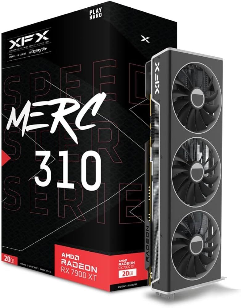 Placa video XFX Radeon RX 7900 XT Speedster MERC 310 20 GB GDDR6 320 bit