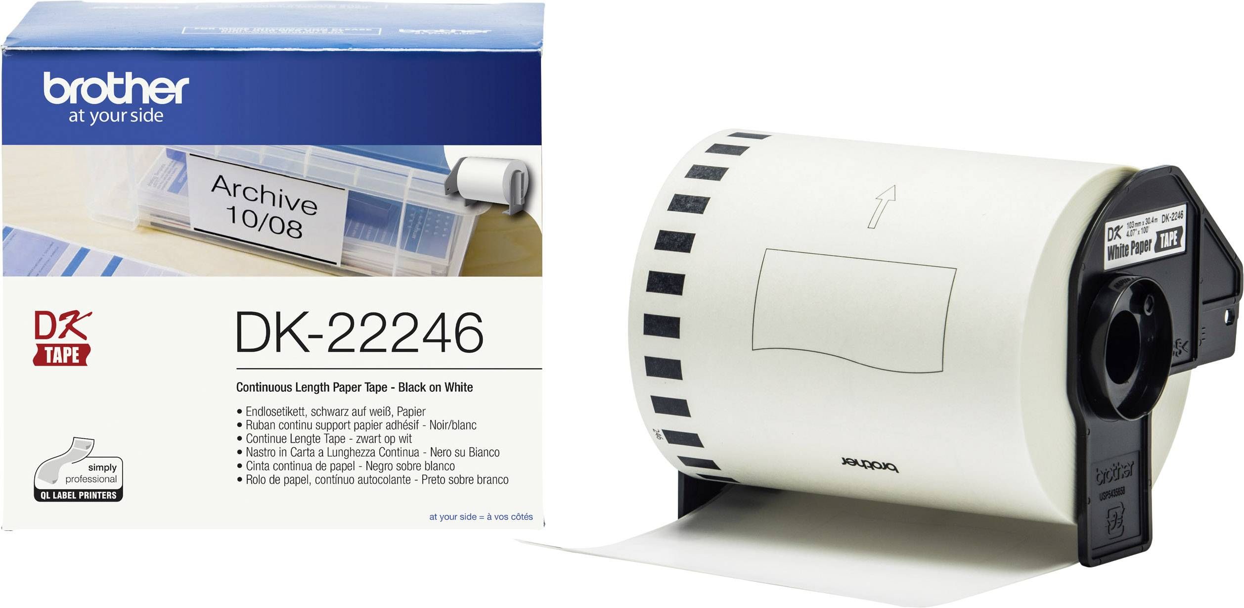 BROTHER DK22246 LENGTH FREE PAPER TAPE