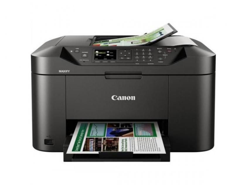 Imprimanta multifunctionala inkjet color Canon MB2150, A4, duplex, ADF, USB 2.0, Wi-Fi, 19 ppm negru, 13 ppm color