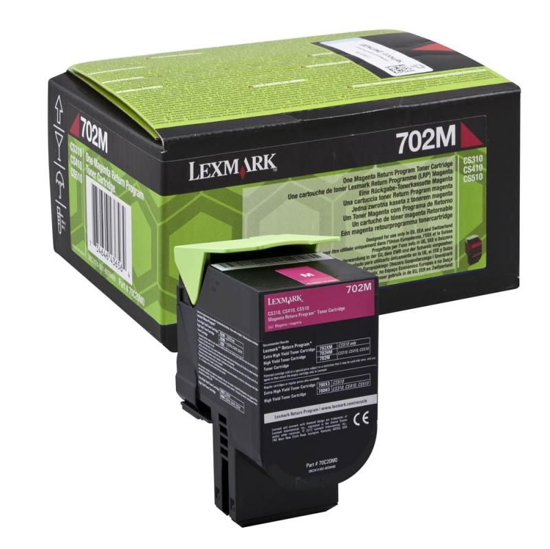 Cartus toner Lexmark 70C20M0 ,Magenta ,1000 pagini ,Original (70C20M0) 