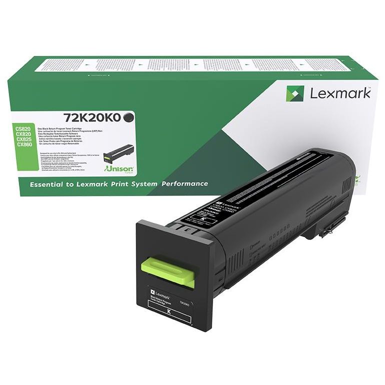 Cartus toner Lexmark 72K20K0 ,Negru ,8 000 pagini ,Original (72K20K0) 