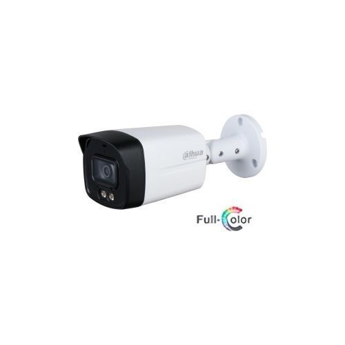 Camera de supraveghere Dahua HAC-HFW1239TLM-A-LED-0360B-S2, Bullet HDCVI Full-color, 2MP, CMOS1/2.8'', 3.6mm, Iluminator 40m, WDR 130dB, Mic, IP67