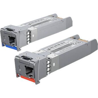 Ubiquiti SFP+ UACC-OM-SM-10G-S-2 Single-Mode Fiber LC-Simplex (2er-Pack) UF-SM-10G-S: SFP+, 10 Gbps