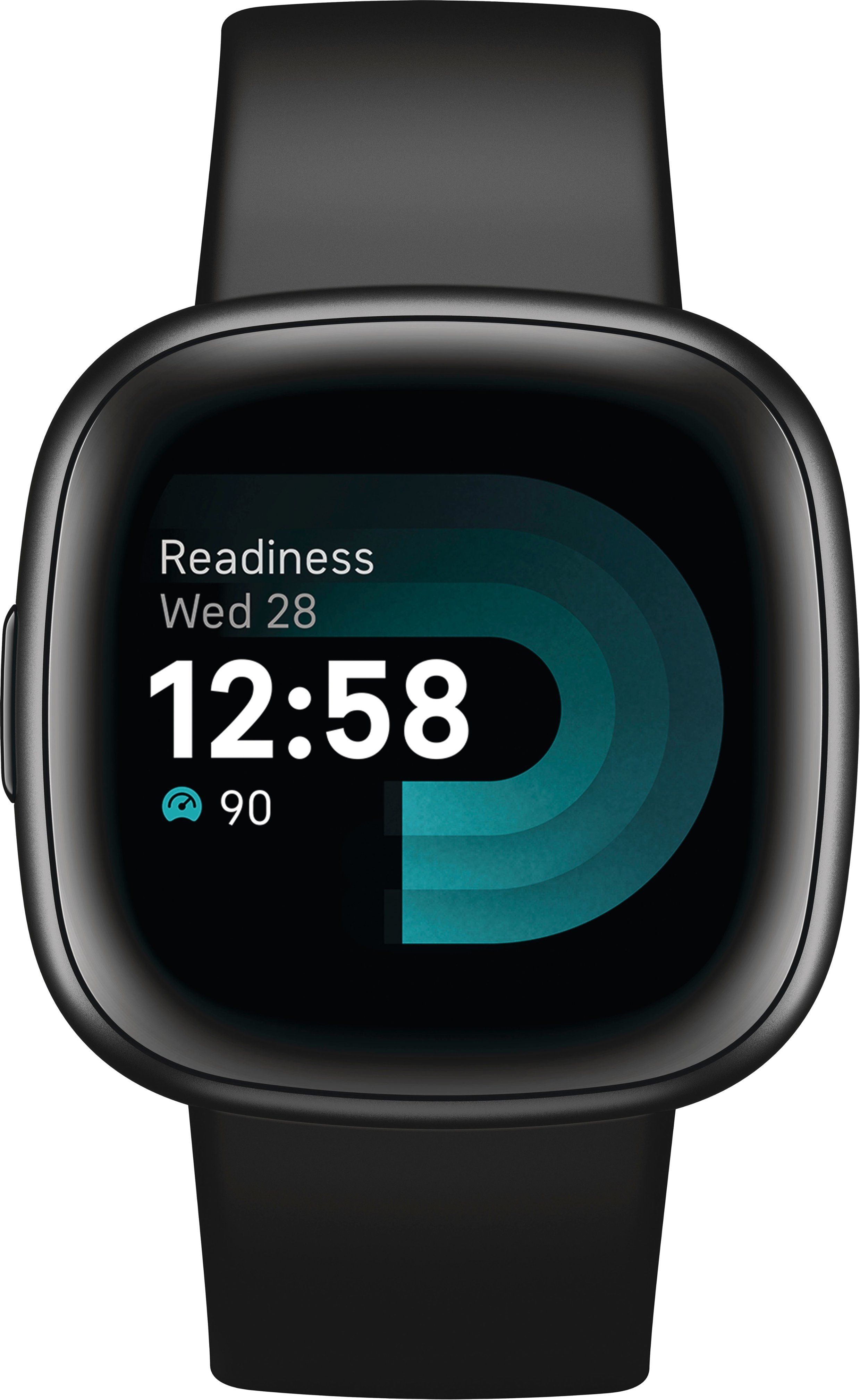 Fitbit Versa 4 Smartwatch black/black aluminum