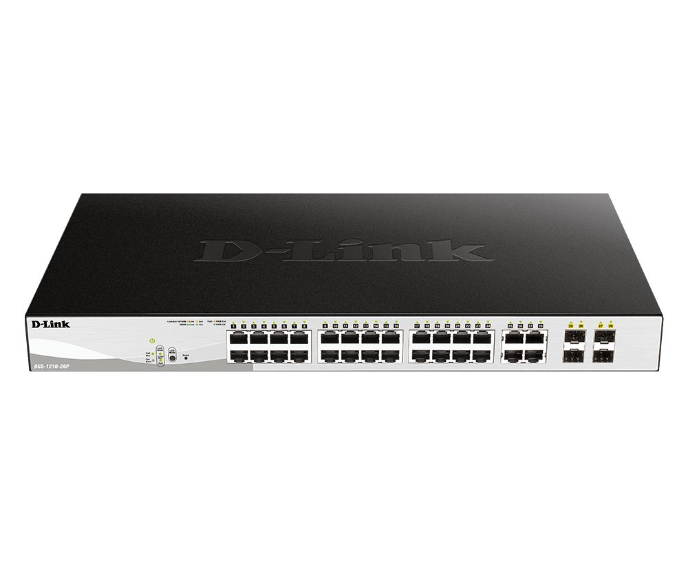 Switch D-Link DGS-1210-24/E, 24 porturi 10 / 100 / 1000 MBs