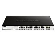 Switch D-Link DGS-1210-24/E, 24 porturi 10 / 100 / 1000 MBs