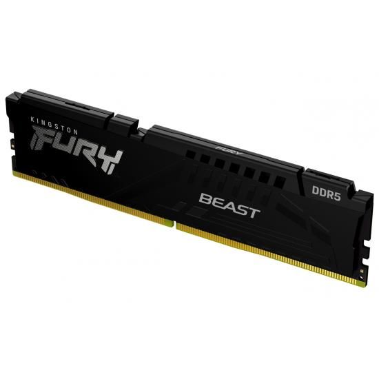 Memorie Kingston FURY Beast 8 GB DDR5 5600 MHz CL36, XMP 3.0, EXPO, Negru