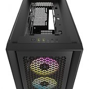 Carcasa Corsair iCUE 5000D RGB Airflow, Middle Tower, eATX, Negru 