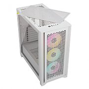 Carcasa Corsair iCUE 4000D RGB Airflow, Middle Tower, eATX, Alb 