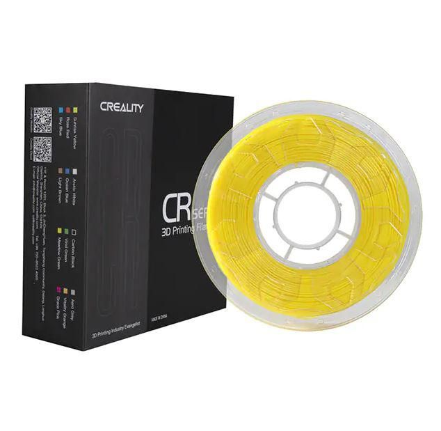 CREALITY CR PLA 3D Printer Filament, yellow, Printing temperature: 190-220, Filament diameter: 1.75mm, Tensile strength: 60MPa, Size of filament wheel: Diameter 200mm, height 66mm, hole diameter 56mm. Utilizare: pana la 6 luni de la deschiderea ambalajului.
