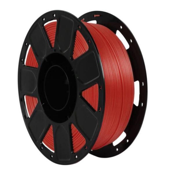 CREALITY ENDER PLA 3D Printer Filament, Red, Printing temperature: 200, Filament diameter: 1.75mm, Tensile strength: 60MPa, Size of filament wheel: Diameter 200mm, height 70mm, hole diameter 56mm.