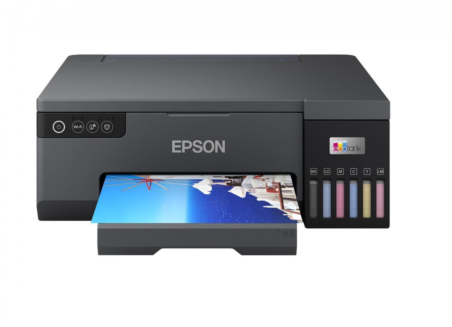 Imprimanta inkjet color Epson L8050, A4, duplex, Wi-Fi, 22 ppm negru, 22 ppm color