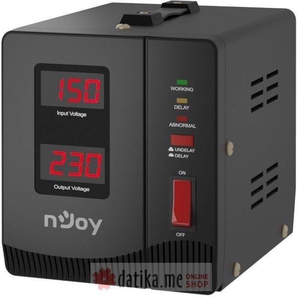 Stabilizator tensiune nJoy 2000VA Alvis, 1200W, 2x Schuko