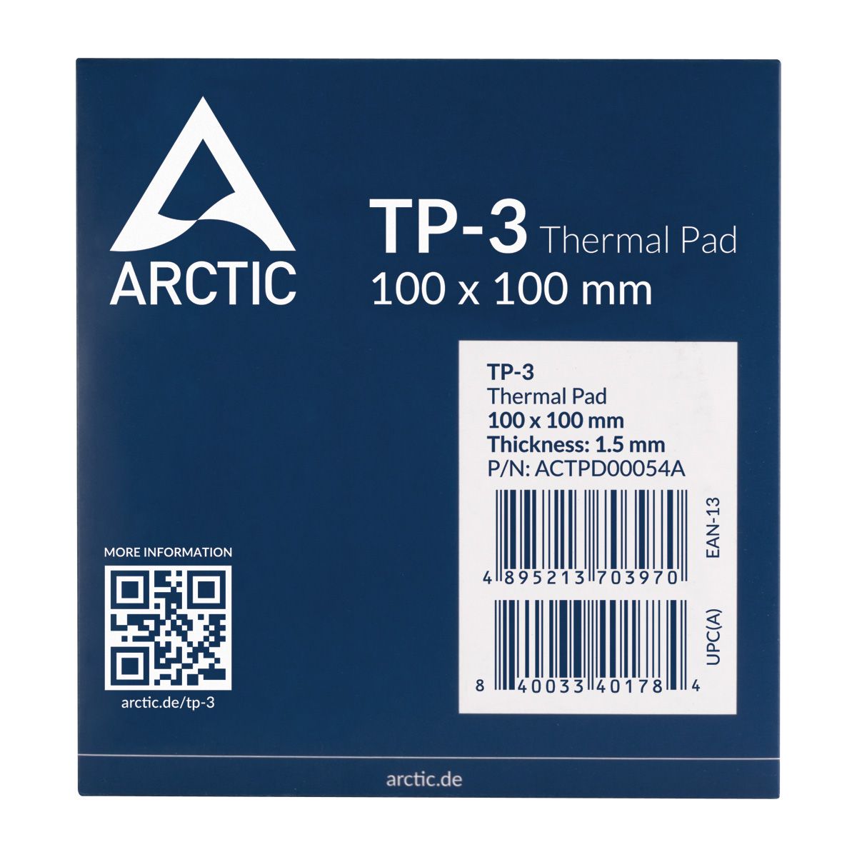 PAD Termic - TP-3, 100x100mm, 1.5mm - 1 Pack