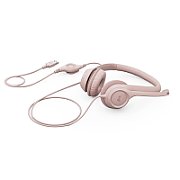 LOGITECH H390 Corded Headset - ROSE - USB