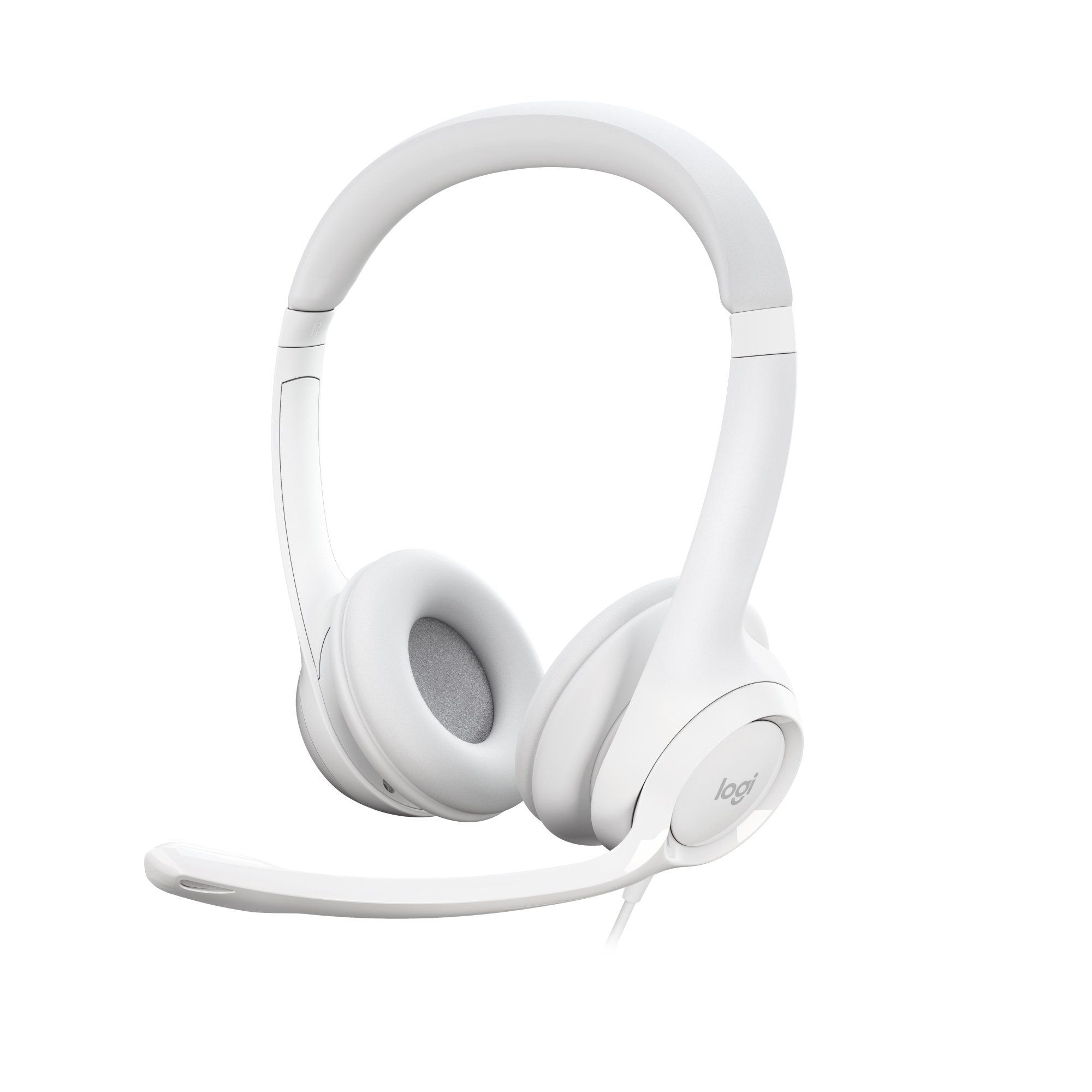 LOGITECH H390 Corded Headset - OFFWHITE - USB