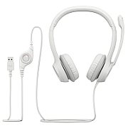 LOGITECH H390 Corded Headset - OFFWHITE - USB