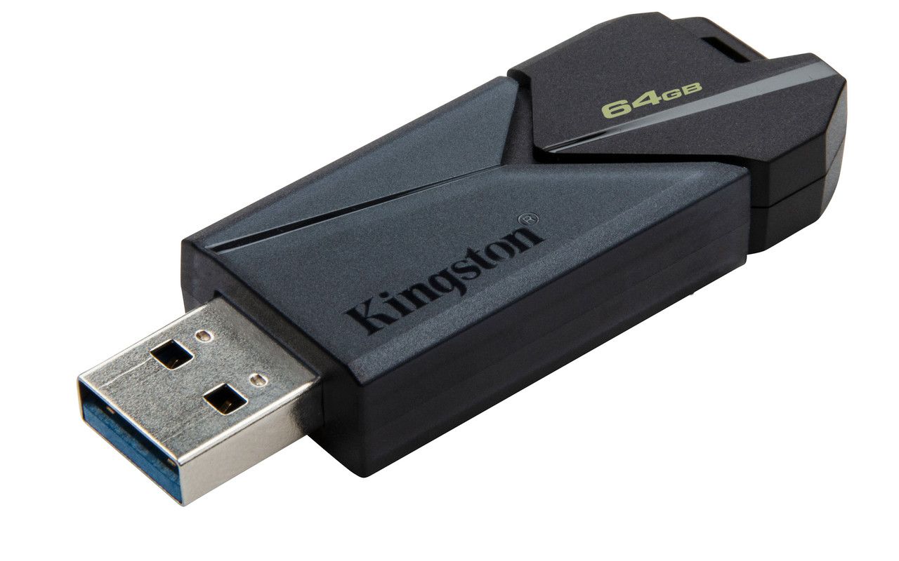 USB Flash Drive Kingston 64GB Data Traveler Exodia Onyx, USB 3.2 Gen1, Black