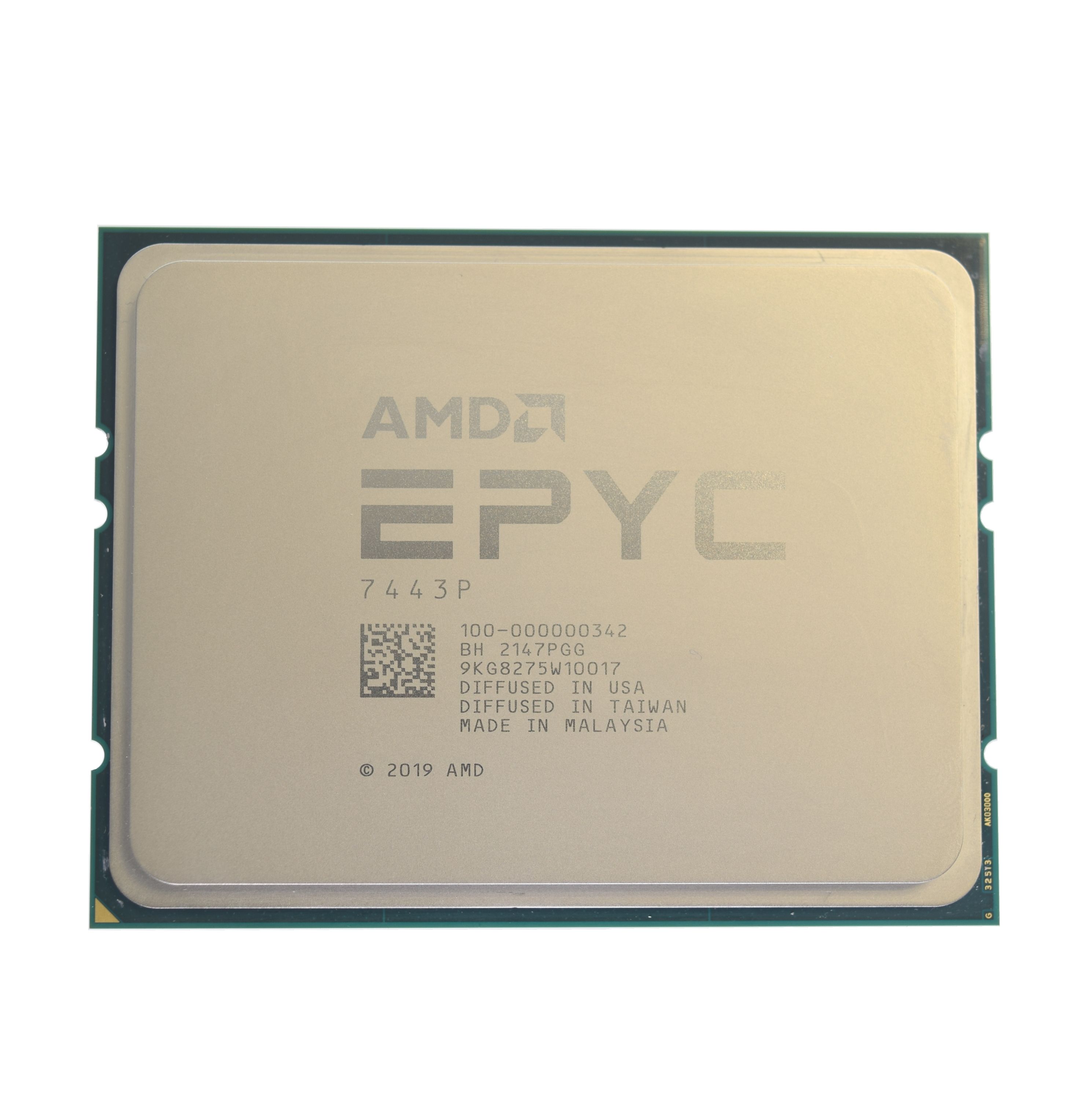 Procesor server AMD EPYC 7443P, socket SP3, 24C / 48T, 2.85 - 4.00 GHz, 128 MB cache, 200 W