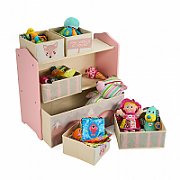 Dulap depozitare jucarii Pink Forest