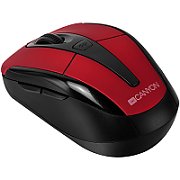 CANYON MSO-W6 2.4GHz wireless optical mouse with 6 buttons, DPI 800/1200/1600, Red, 92*55*35mm, 0.054kg