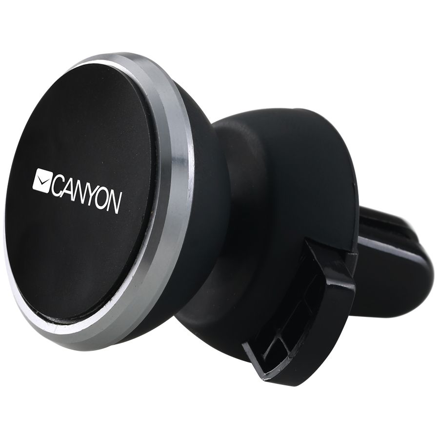 Canyon CH-4 Car Holder for Smartphones,magnetic suction function ,with 2 plates(rectangle/circle), black ,40*35*50mm 0.033kg
