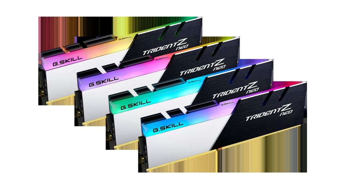 G.SKILL F4-3600C18Q-32GTZN G.Skill Trident Z Neo (pentru AMD) DDR4 32GB (4x8GB) 3600MHz CL18 1.35V XMP 2.0