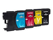 Cartus cerneala Brother LC1100VALBPDR ,Black/tri-color ,1425 pagini ,Original (LC1100VALBPDR) 