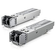 Ubiquiti SFP UACC-OM-MM-1G-D-2 Multi-Mode Fiber LC (2er-Pack) UF-MM-1G: SFP, 1 Gbps