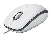 Logitech Mouse M100 Optical white Karton