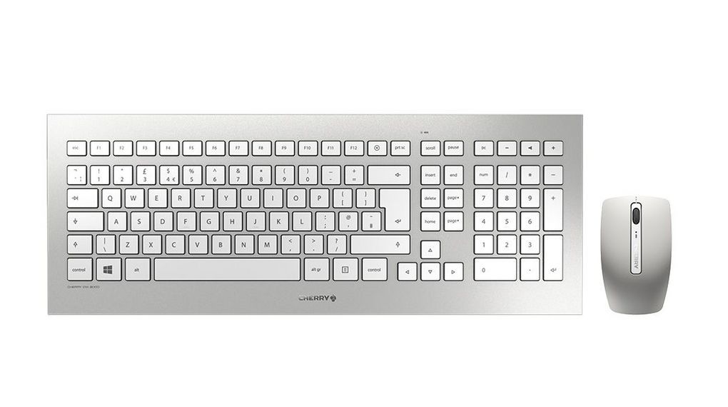 Cherry Desktop DW 8000 [DE] Wireless silver/white