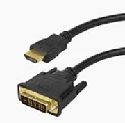 Kabel DVI-D <=> HDMI 1m St/St black