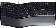Cherry Keyboard KC 4500 ERGO [CH] Ergonomic black geschwungene ergonomische Tastatur, kabelgebunden