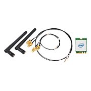 WLAN-Kit M.2 INTEL IEEE 802.11ax+BT Universelles WLAN-AX/Bluetooth KIT mit M.2Karte