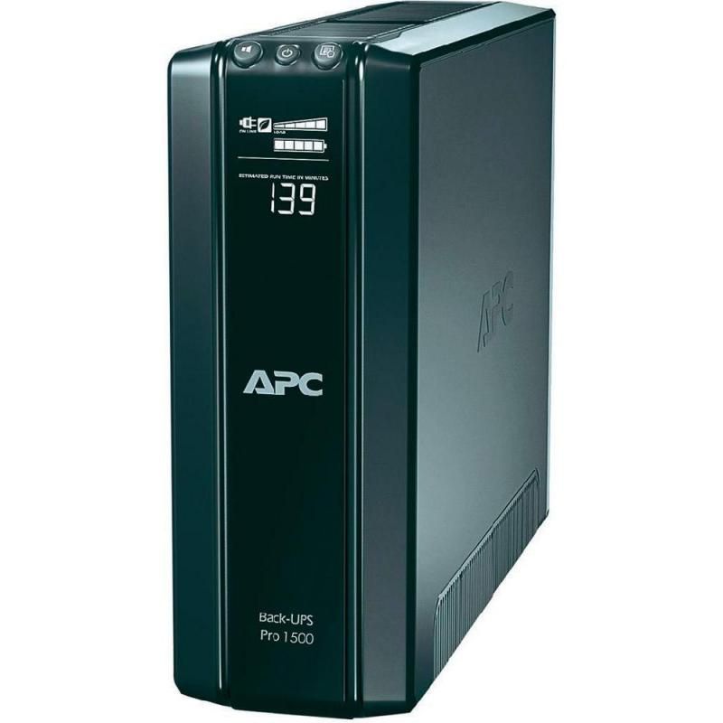 APC | BR1500G-GR | UPS | Line interactive | 1500 VA | 865 W | Tower | Nr iesiri 6 Schuko| Intrare Schuko cablu 1.5m | RS-232, USB, Protectie retea RJ45, RJ11, Panou LCD