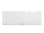 Cherry Keyboard STREAM PROTECT [DE] white grey +++ mit hochwertiger Schutzmembran