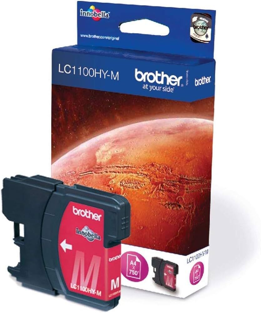 Tinte Brother LC-1100HYM Magenta (High Cap.)