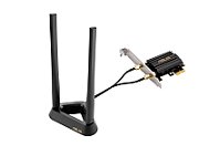ASUS PCE-AXE59BT Wifi si Bluetooth 5.2 PCIe adapter, WI-FI 6, 2.4GHz / 5GHz / 6GHz, greutate: 78.4G, 2 x Antene externe, PCI-Express x 1.