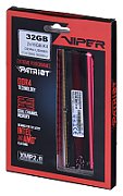 Memorie Patriot Viper 4 32 GB DDR4 3600 MHz CL18, kit 2 x 16 GB, XMP 2.0, Rosu-negru