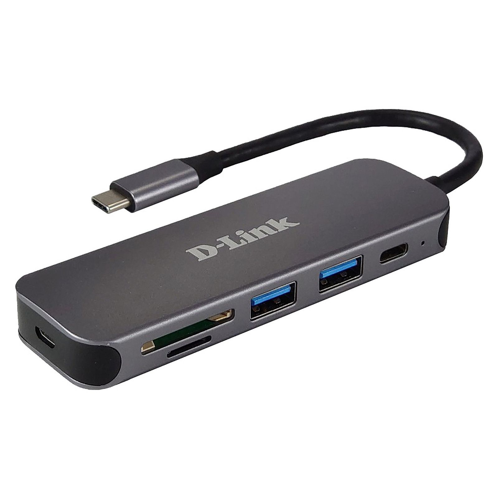 DLK DUB-2325/E 5-IN-1 USB-C HUB WITH CARD READER