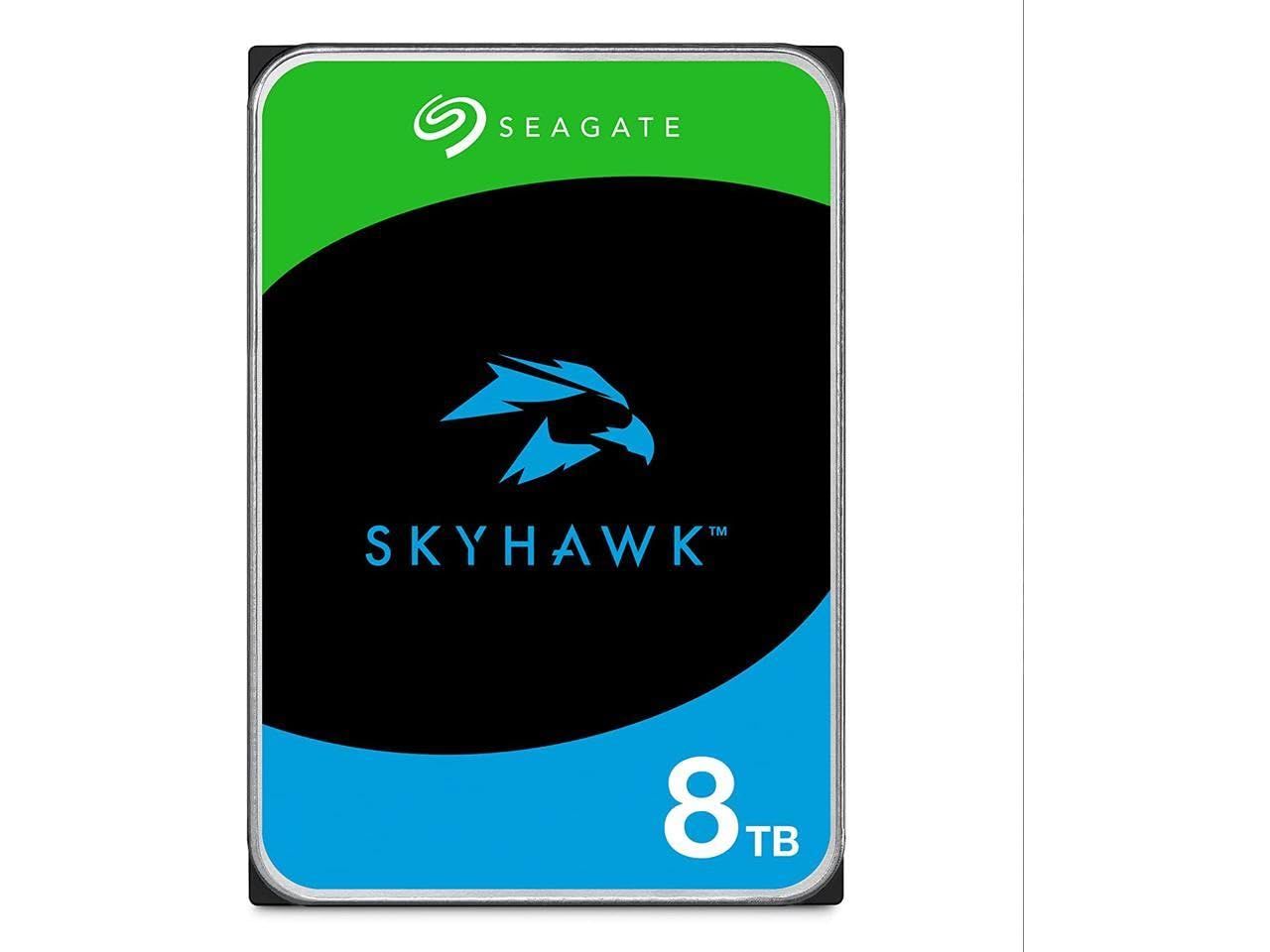 HDD Video Surveillance SEAGATE SkyHawk 8TB CMR, 3.5 , 256MB, SATA, RV Sensors, Rescue Data Recovery Services 3 ani, TBW: 180, Health Management