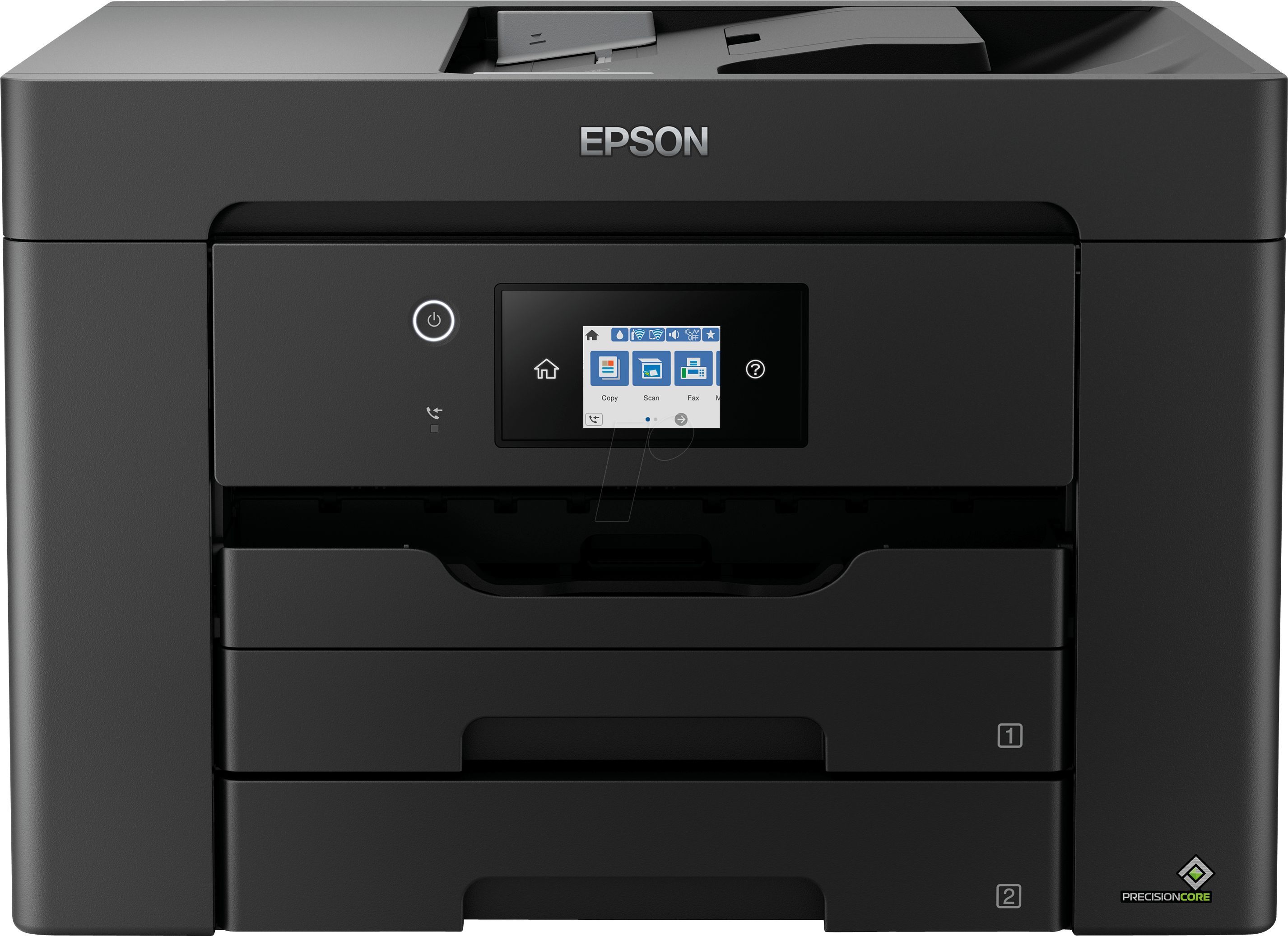 Imprimanta inkjet color Epson WF-7830DTWF, A3, duplex, USB 2.0, Wi-Fi, 25 ppm negru, 25 ppm color