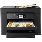 Imprimanta inkjet color Epson WF-7830DTWF, A3, duplex, USB 2.0, Wi-Fi, 25 ppm negru, 25 ppm color