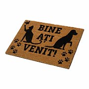 COIR DOOR MAT  60X40 CM, PAWS
Material: sea grass 