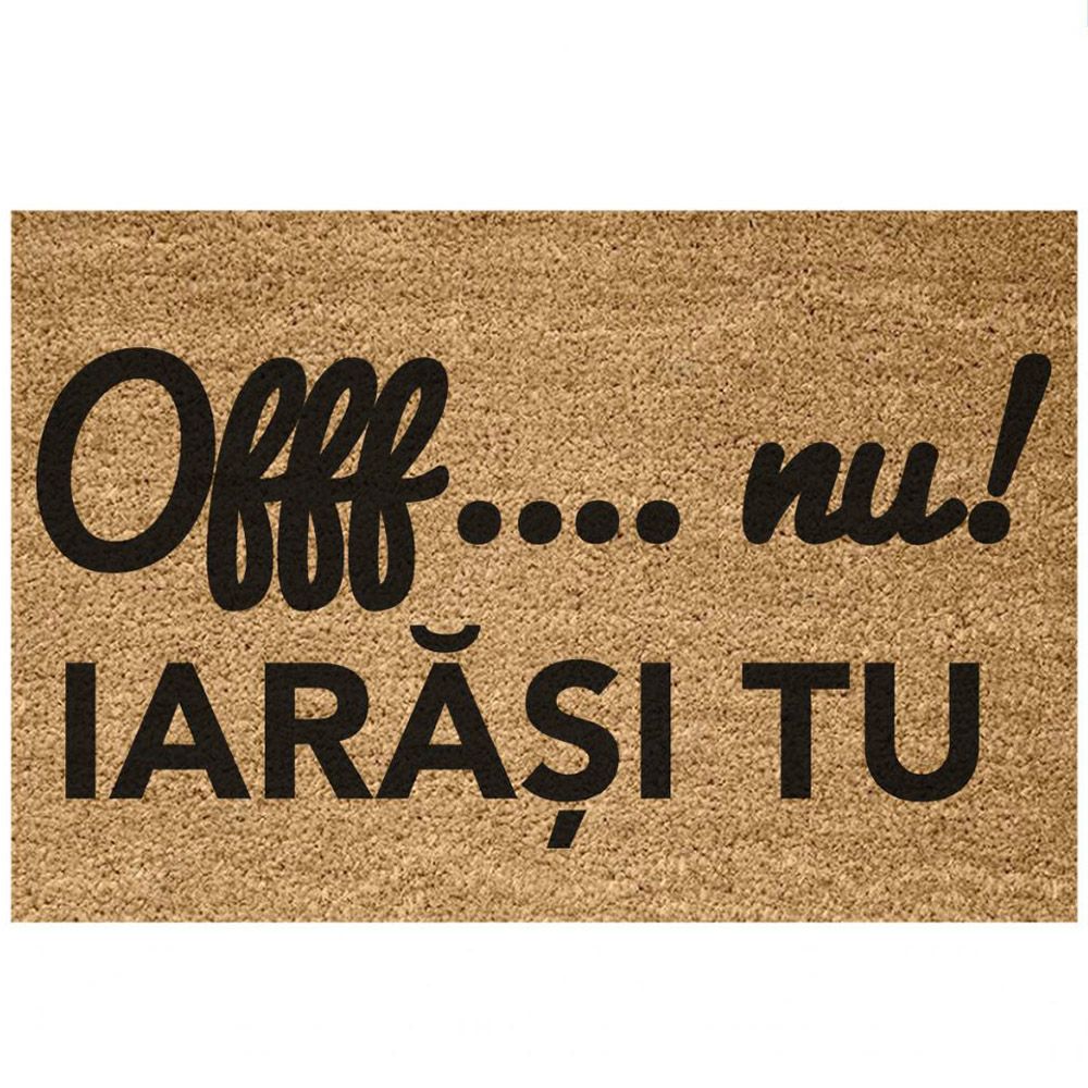  COIR DOOR MAT 60X40 CM, OFFF
Material: sea grass 